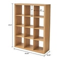 thumbnail image 6 of Better Homes & Gardens 12 Cube Storage Organizer, Light Honey, 6 of 9