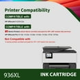 thumbnail image 6 of Compatible for HP 936 936e Ink Cartridges 4 Pack With Chip Combo OfficeJet Pro 9730e 9130b 9125e 9120e 9130 9135e 9122e 9128e 9110b 9120b 9130e High Yield Printer Ink, 6 of 13