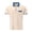 Beige, variant on Men'S Color Block Collared Polo Shirt With Chest Pocket Short Sleeve Casual Tops For Summer Daily Wear And Business Casual,White,XL