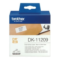 Brother Printer Labels DK-11209 62 x 29 mm White