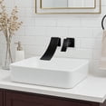 thumbnail image 3 of Wowow Waterfall Single Handle Wall Mounted Bathroom Faucet in Oil Rubbed Bronze, 3 of 9