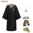 thumbnail image 3 of Nueva capa mágica, bata, disfraz de Hermione Granger, disfraz de Harry Potter, bufanda LED, gafas, ropa de Cosplay de Gryffindor, accesorios de regalo, 3 of 5