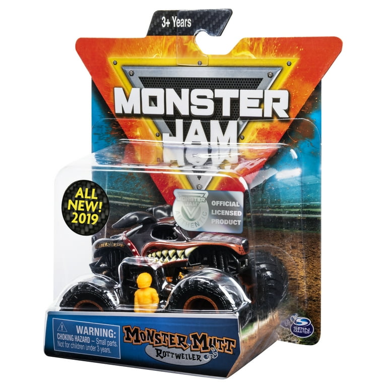 Monster Jam, Official Monster Mutt Rottweiller Monster Truck, Die