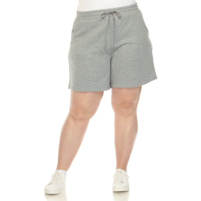 White Mark Shorts de Sport Taille Haute Extensibles pour Femmes