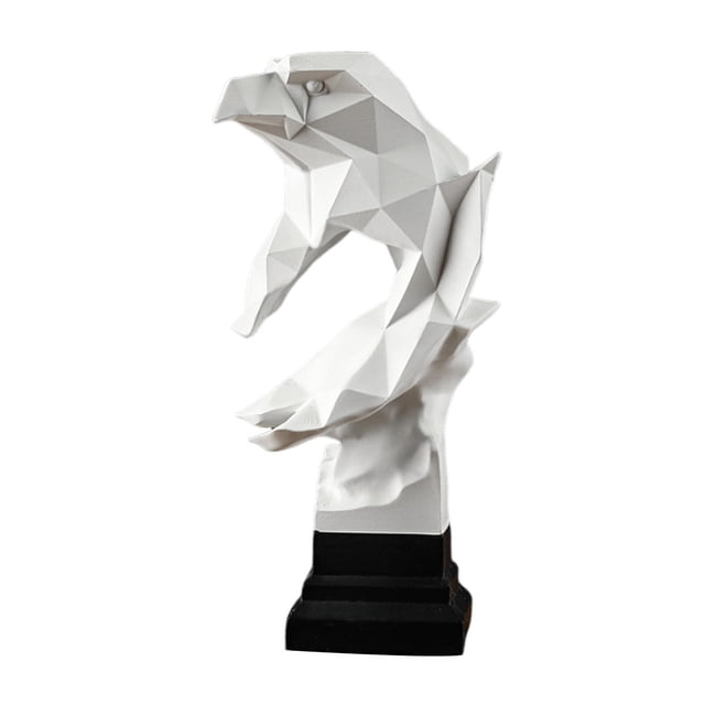 Estatua de águila, adorno de escritorio, regalo, suministros para fiestas, escultura Animal, estatuilla de resina para estantería, oficina, TV, gabine