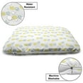 thumbnail image 3 of Exotic Pet Bed, Pineapples with Rhombus Pattern Healthy Hawaiian Fruit Summer Snack, Chew Resistant Pad for Dogs and Cats Cushion with Removable Cover, 24" x 39", Pale Yellow Pale Green, by Ambesonne, 3 of 4