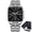 Silver Black, variant on Luxury Personality Square Dial Calendar Waterproof Luminous Steel Band Men's Quartz Watch