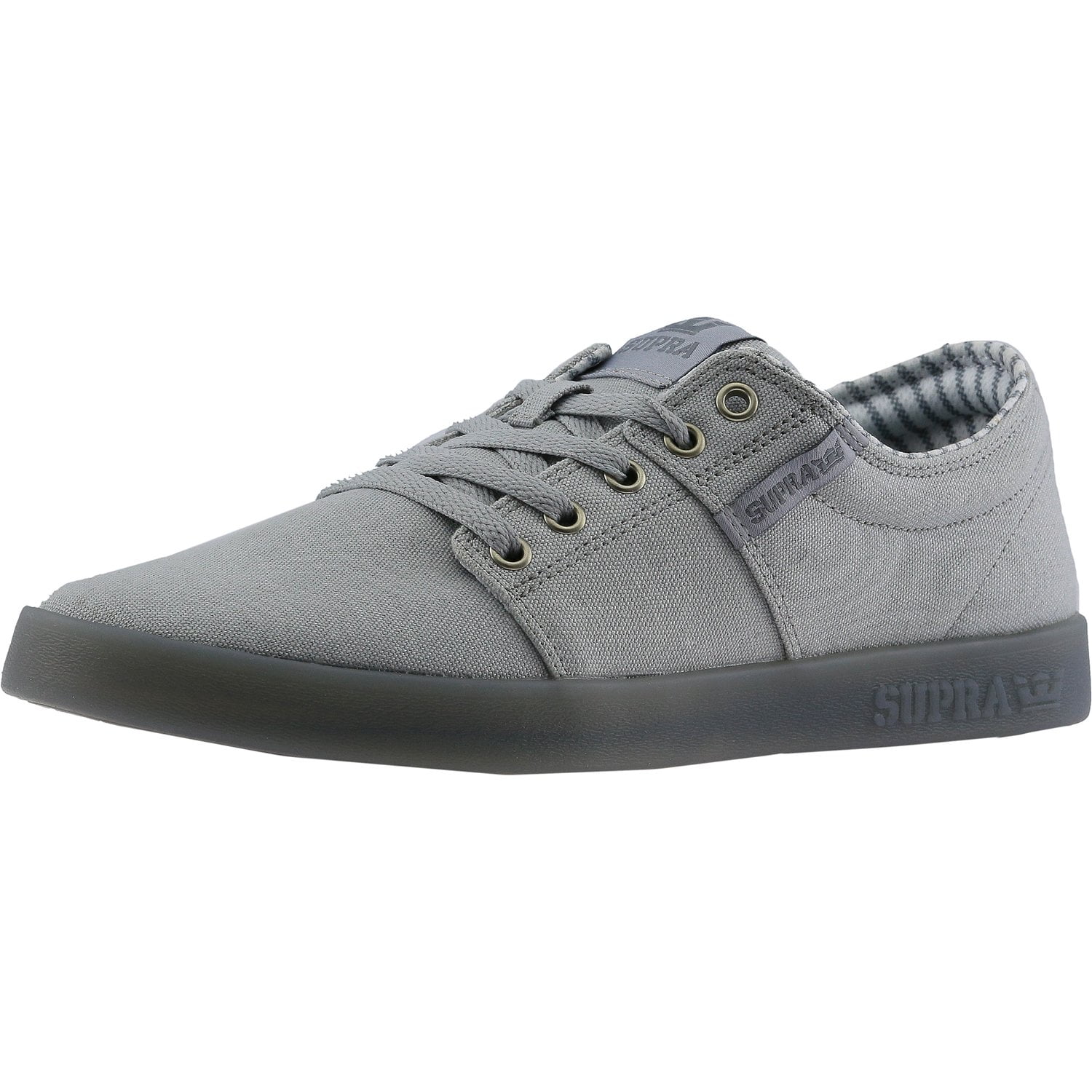 Size 12 M US. Supra Men's Stacks Sneaker Shoe Color Grey Action 