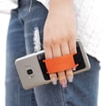 thumbnail image 2 of Sinjimoru Phone Grip Card Holder with Phone Stand, Secure Stick on Wallet for iPhone with Pop Out Stand for Table. Sinji Pouch B-Grip Black, 2 of 4