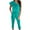 Green, variant on Summer Romper for Women Dressy off Shoulder Ruffle Fitting Split Side Belt Casual Pants Jumpsuits