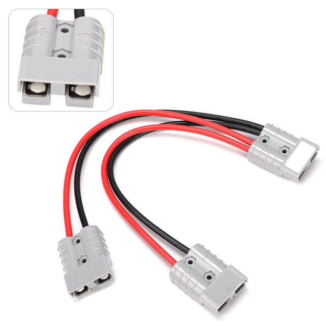 Cargador De Batería Eléctrica De 50A Y 600V, Conector De Cable De Desconexión Rápida Con Cable De 1 Pie