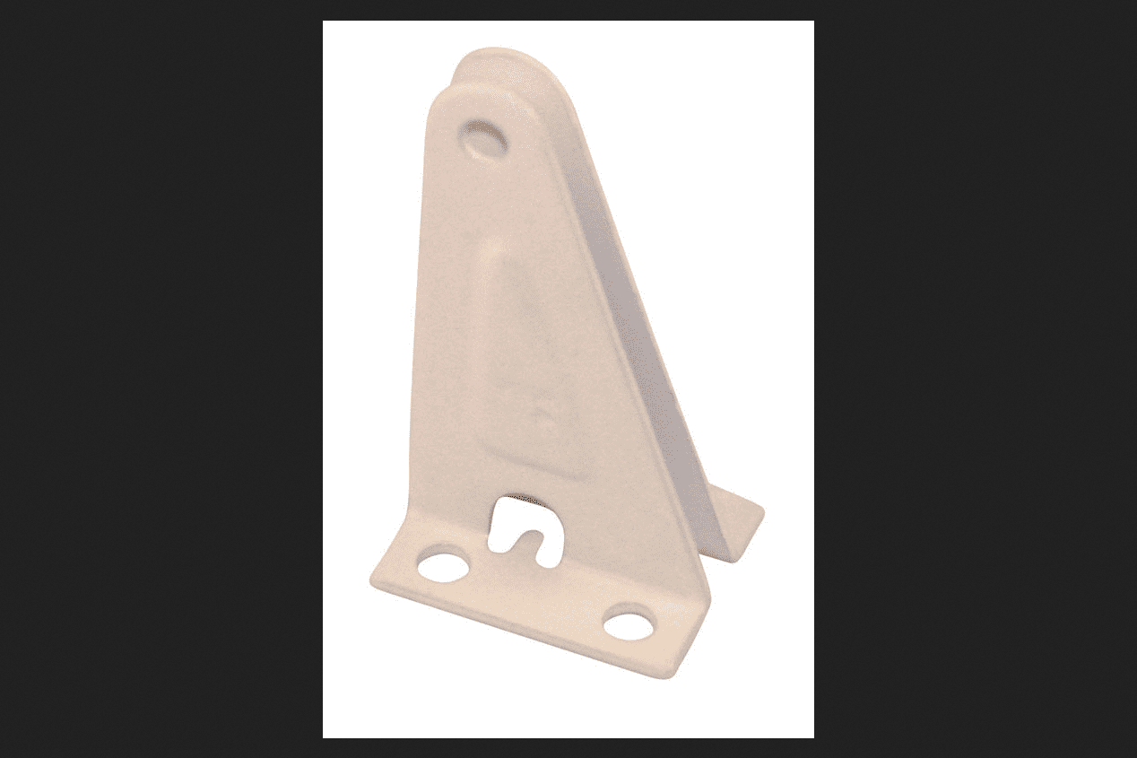 Barton Kramer Screen Door Jamb Bracket White Aluminum 1 pk