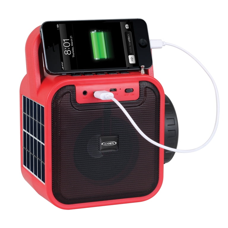Jensen JEP-175 Portable Bluetooth Speaker with FM Radio & USB