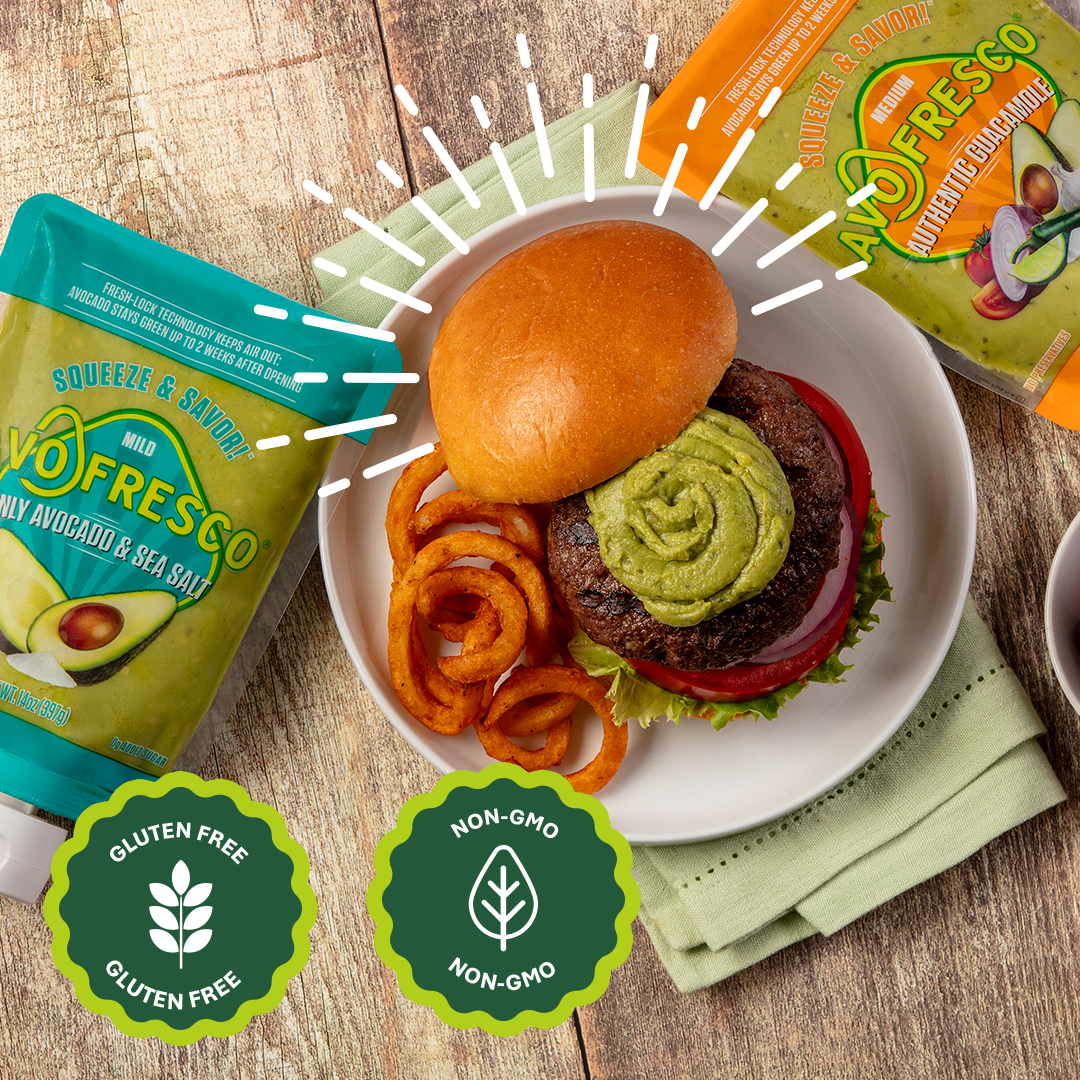 AVOFRESCO Avocado & Sea Salt 14 oz Squeeze - No Preservatives,  Quick, Easy & No Mess!
