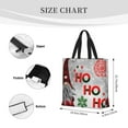 thumbnail image 4 of Xecao Cute Santa for Tote Bag: spacious with inner pockets, ideal for work, shopping, or travel., 4 of 9