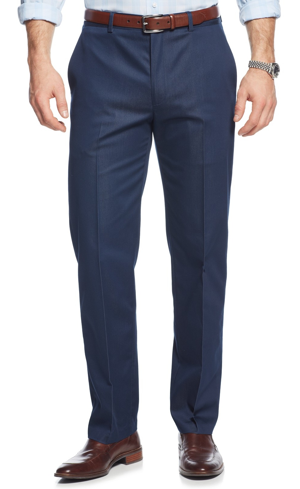 Alfani Alfani NEW Dark Blue Mens Size 33x30 Slim Fit DressFlat Front