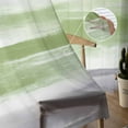 thumbnail image 5 of Sage Green Gray Semi Sheer Curtains 72 Inch Length 2 Panels Set, Neutral Abstract White Ombre Texture Sheer Kitchen Curtain Privacy Voile Window Curtain for Living Room Bedroom Rod Pocket Drapes, 5 of 7