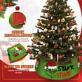 thumbnail image 5 of Christmas Tree Bottom Cover Decoration Christmas Tree Surround Cartoon Print Christmas Tree Bottom Base Decoration Tree Skirt, 5 of 7