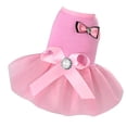 thumbnail image 3 of Greeniant Ropa para mascotas Bowknot chaleco gasa vestido disfraz regalo Ropa para mascotas Rosado L Greeniant PT000262-16, 3 of 6