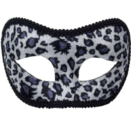 Forum Novelties Unisex-Adults Wild Animal Mask-Snow Leopard, Black