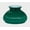 Green, variant on B&P Lamp® 7 Inch Student Shade with Ribbed Design and Dark Green over Opal White Cased Glass for Vintage and Antique Style Table Lamps and Sconces