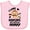 AD-Pink, variant on Inktastic Monkey I Love Hanging out with My Mommy Boys or Girls Baby Bib