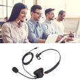 thumbnail image 4 of Telephone Headset With Mic, Office Phone Headset Communication Headset 3.5mm With Large Soft Leatherette Ear Cushions For Smartphone Tablet, 4 of 8