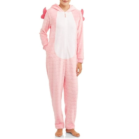 Secret Treasures Women's and Women's Plus Character Union Suit Pajama Unicorn Heart