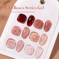 thumbnail image 2 of Set de esmaltes de uñas en gel Born Pretty Burgundy Wine Red, 7 ml, 6 unidades, 2 of 9