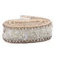 thumbnail image 1 of Diamond Ribbon2.5cm DIY Diamond Mesh Rhinestones Ribbon Crystal Chain Trim Ribbon Convenient Use, 1 of 8