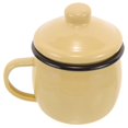 thumbnail image 1 of Enamel Cup Enamel Mug Decorative Enamel Cup Home Enamel Cup Water Cup with Lid, 1 of 3