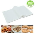 thumbnail image 2 of ENJOYW 100Pcs Baking Sheets Non-Stick Tear-Resistant Paper BBQ Grill Cooking Mat for Bakery Baking Sheets, 2 of 7