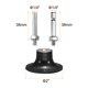 thumbnail image 2 of Uxcell  2" Discs Pad Holder Quick Change Discs 1/4" Shank Holder Mandrel for Die Grinder Sanding Discs, Black, 2 of 7