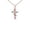 as show, variant on Jewelry Creative Leaf Wrap Cross Pendant Necklace, Women'S Diamonds Accessories Necklace Mom Gifts Mother's Day Gifts Necklace Birthstone Necklace for Mom Birthday Gifts for Mom Gifts from Daughters