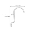 thumbnail image 2 of TABLZONE 30Pcs Versatile Metal Pegboard Hooks for Kitchen Cabinets Garage Tool Hanging, 2 of 8
