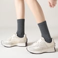 thumbnail image 3 of Womens Cotton Socks, Cute Crew Socks Thin Cotton Socks Women Above Ankle Bootie Socks 3 Pairs, 3 of 6