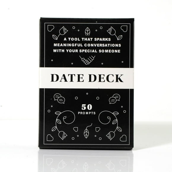 Nouvelle version Anglaise du dialogue entre Couples Carte de Rendez-Vous Romantique pour couple