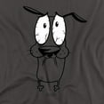 thumbnail image 2 of Courage The Cowardly Dog Scared Officially Licensed Adult T-Shirt L, 2 of 7