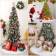 thumbnail image 5 of Falda de árbol de Navidad blanca, estera de árbol de felpa blanca, cubierta de soporte de árbol de Navidad redonda, falda de árbol de Navidad para decoraciones de fiesta de Navidad, adornos de árbol de Navidad (78 cm) esquí esquí Gafas de esquí, 5 of 5