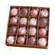 thumbnail image 2 of 16 adornos navideños de bolas con dijes colgantes de 6 cm para decoración navideña. Rosa, 2 of 9