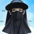 thumbnail image 2 of Sunscreen Mask Full Face Protection Back Neck Outdoor Cycling Sunscreen Ice Sunshade Face Now, 2 of 8