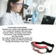 thumbnail image 4 of Saluaqui Gafas De Seguridad, Antivaho, Transpirables, Versátiles, Gafas De Laboratorio, Protección Ocular, Gafas De Seguridad Para Interiores Y Exteriores, 4 of 7