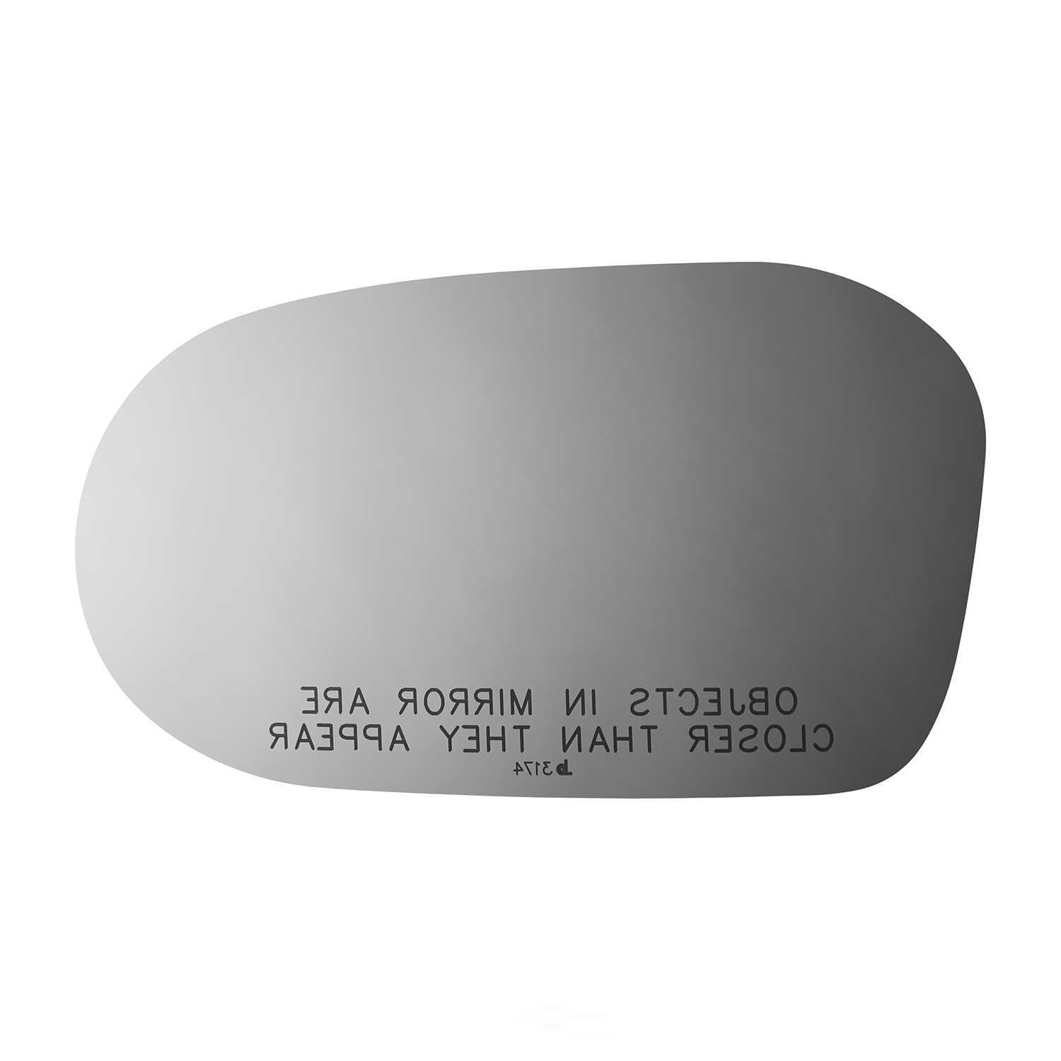 Burco Side View Mirror Replacement Glass - Clear Glass - 3174