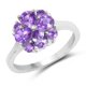 thumbnail image 1 of 1.44 Carat Genuine Amethyst .925 Sterling Silver Ring QJ Model, 1 of 4