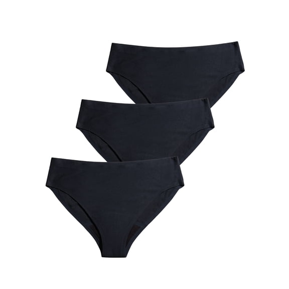 DIVA Reusable Period Underwear - Black Bikini 3XL -4XL -Bundle 3 pack
