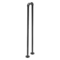 thumbnail image 5 of 100cm Retro Non-Slip Safety Stair Handrail Black U-Shaped Railing Indoor/Outdoor, 5 of 15