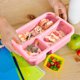 thumbnail image 2 of Caja de Almuerzo de Bento Box con 3 Compartimentos para Ensalada de Fruta, Caja Fuerte de Microondas Y Reutilizable, Caja de Almuerzo de Escuela Secundaria, 2 of 6