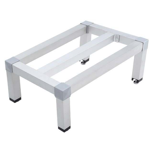 BeesClover Aluminum Dunnage Rack 18”*20”/36”*20”– Elevated Storage Rack with 1000 lb Capacity, Anti-Rust, Easy Assembly, Protective Feet for Kitchens, Restaurants