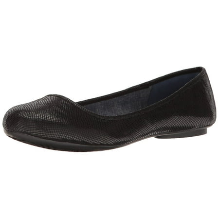 UPC 727684365538 product image for Dr. Scholl's Womens Friendly Flat Fabric Almond Toe Ballet, Black, Size 7.5 | upcitemdb.com