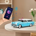 thumbnail image 5 of Portable Bluetooth Speaker Rechargable 1955 Vintage Retro Car Portable Wireless FM AUX USB Blue, 5 of 9